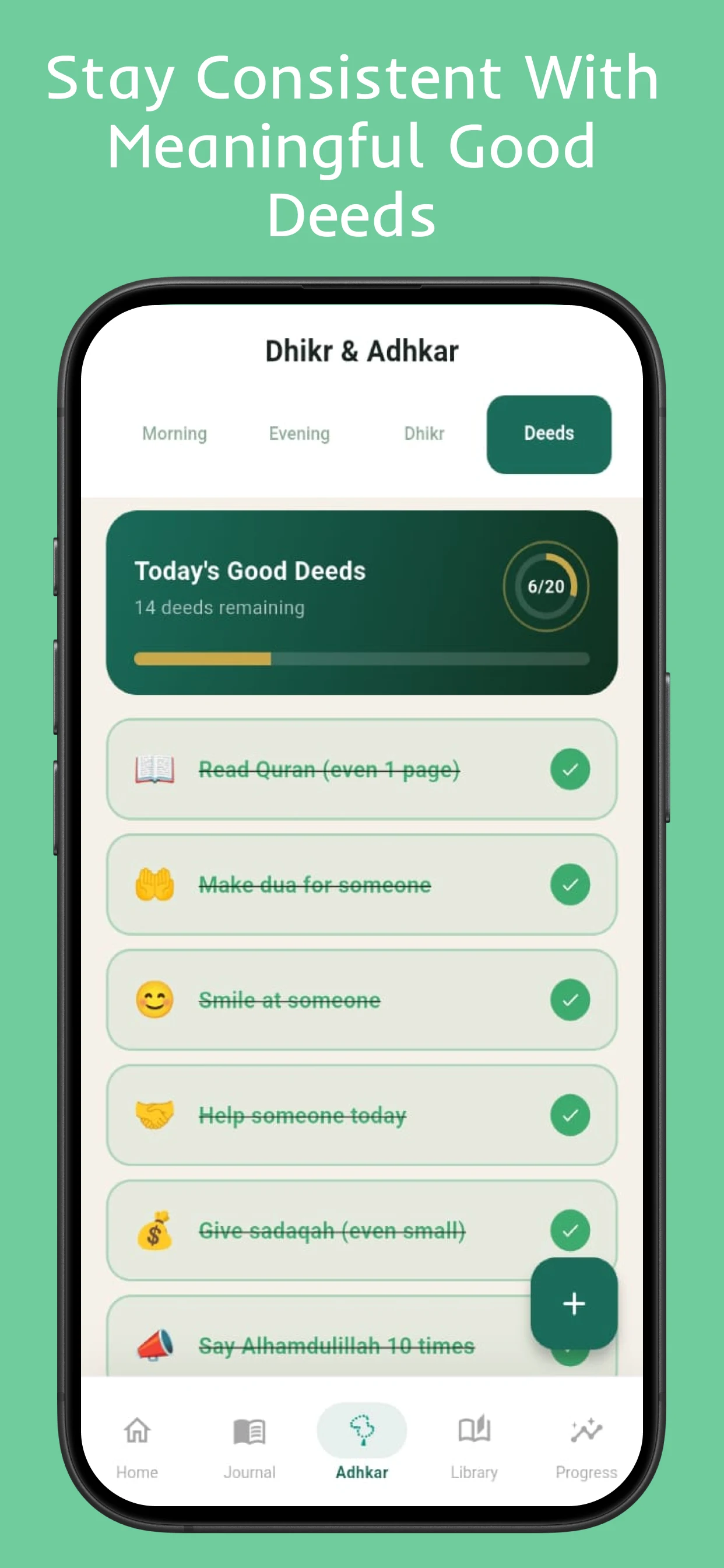 Sakina: Muslim Habit Tracker screenshot