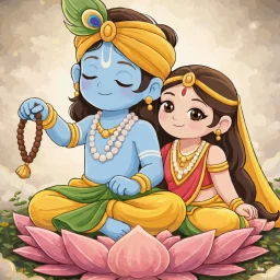 Radha Naam Jap Counter: Sadhna icon